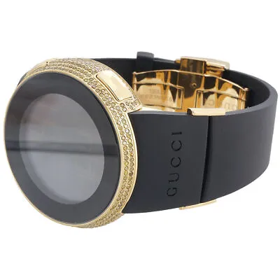 Yellow Diamond I-Gucci Watch Mens Digital Gucci Grammy Edition 2.5 CT. YA114215 • $2995