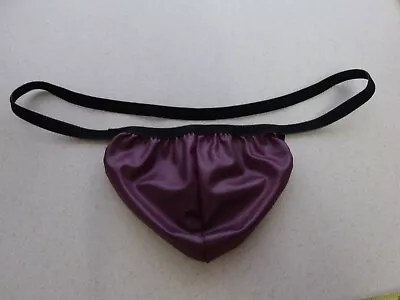 Mens  Purple Wet Look Posing Pouch/thongstag Dosecret Santa Valentine Gift • £2.99