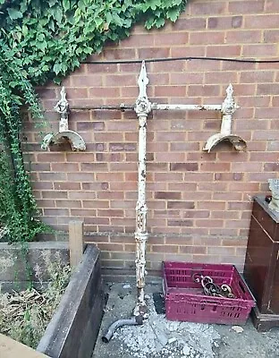 £500 • Buy Cast Iron 6ft Twin Arm Lamppost  Top & Lights