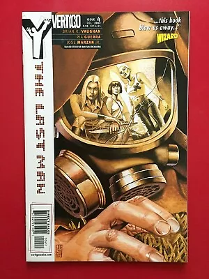 Y: THE LAST MAN #4 (NM) BRIAN K VAUGHAN HTF 1st Print! Vertigo DC 2002 Saga • $99