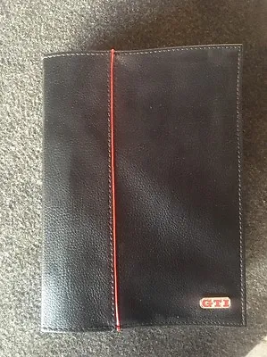 Mk6 Vw Golf Gti Owners Manual Book Leather Cover Red Lining Factory Oem -611 • $33.82