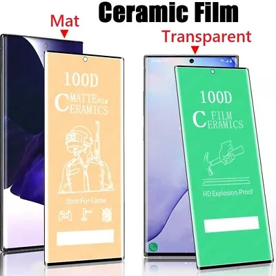 Screen Protector HD / Matt Samsung Galaxy S24 S23 S22 S21 S20 Ultra S10 S9 S8 S7 • $6.40