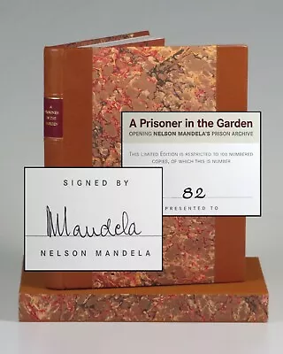 Nelson Mandela - A Prisoner In The Garden Finely Bound Limited Edition Copy #82 • $7000