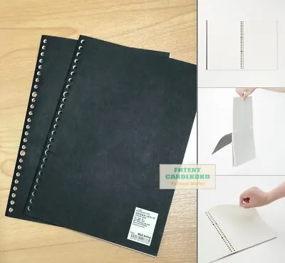 MUJI Binder & Loose Leaf Paper Notebook Type Ruled / Grid 50 Sheets (Select) • $9.35