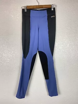 Kerrits Equestrian Horse Riding Pants/Leggings Women Size Small Black Periwinkle • $24.99