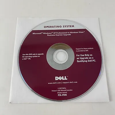 Dell Windows XP Professional To Vista Business Express Upgrade CD (2007) • $24.99