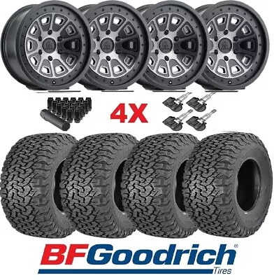 Fits F-150 F150 Black Wheels Rims Tires 285 70 17 Bfgoodrich Mayhem 33 All • $2349