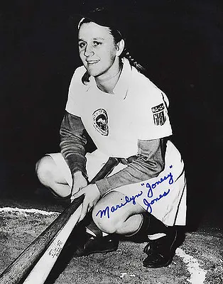 Marilyn  Jonesy  Jones Autographed 8x10 Photo AAGPBL Kenosha Rockford Peaches • $19.95