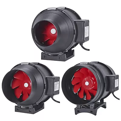 Inline Extraction Fans Ducting Ventilation Exhaust Hydroponics • £28.35