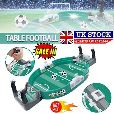 Football Board Game Mini Table Top Football Game Players Kids Fun Home Play THB • £30.22