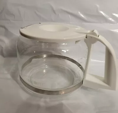 Mr. Coffee Replacement Glass Carafe Coffee Pot White 10 Cup • $9.49