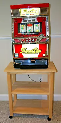 Vintage Pachislo Hound Dog Slot Machine W/ Table And 740 Tokens Excellent Cond • $225