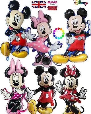 UK Disney Mickey Minnie Mouse Birthday Party Balloons Children Baby Shower Kids • £3.97