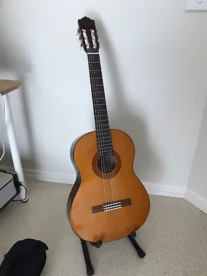 Yamaha C40 Classical Guitar Bundle -stand/footrest/case/tuner/capo/picks/book • $250