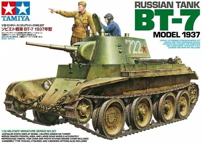 $34.58 • Buy TAMIYA 1/35 Military Miniature No.327 RUSSIAN TANK BT-7 MODEL 1937 Kit 35327