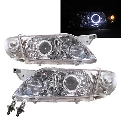 Fits MAZDA PREMACY MK1 02-04 5D Guide LED Angel-Eye Halogen Headlight CH RHD • $628.72