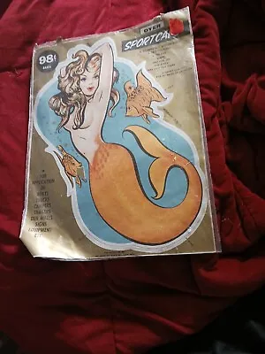 Dyer Vintage  Decal Topless Mermaid • $24.99