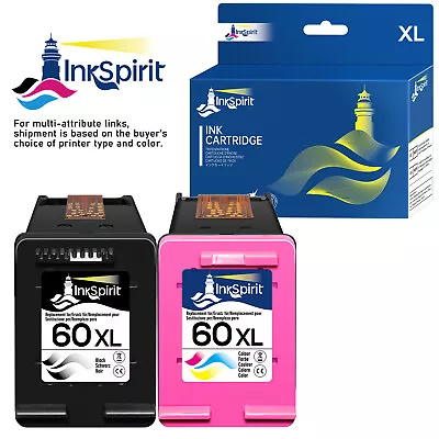 60 XL Ink Cartridges For HP 60XL PhotoSmart C4780 C4795 C4680 C4650 D110 D110a • $34.66