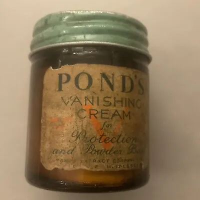 Old Pond's Vanishing Cream  Vintage Collectibles  1930s • £10