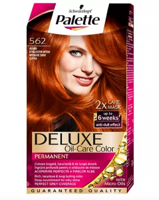 Palette Deluxe Color Creme Hair Oil Care Color Permanent Hair Dye • £8.59