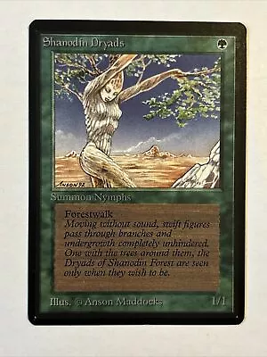 1993 Magic: The Gathering - Limited Edition Beta - Shanodin Dryads NM See Pics • $1.99