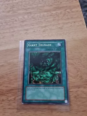 Yugioh Card Giant Trunade DB1-EN032 Rare Unlimited Edition • £0.99