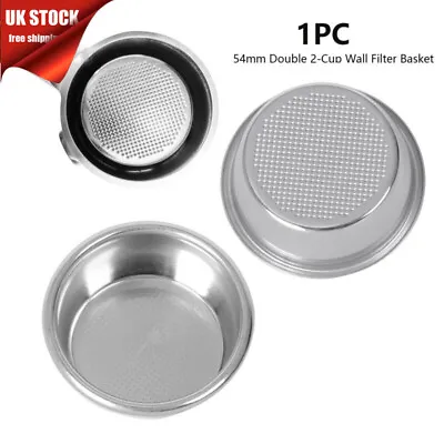 £8.18 • Buy 54mm Breville Stainless Steel Double 2-Cup Single Wall Filter Basket Practical