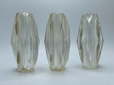 $3.49 • Buy Vintage Chandelier Lamp Parts Faceted Column Acrylic Extender Spacer