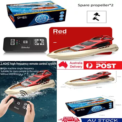 AU Toy  Waterproof 2.4GHz Mini RC Racing Yacht Remote Control High Speed Boat • $39.64