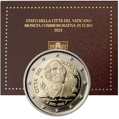 2 Euro Vatican City 2023 * Alessandro Manzoni * Coin Card BU • $45.49