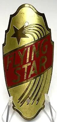 NOS Vintage Schwinn FLYING STAR Bicycle Head Badge • $44.99