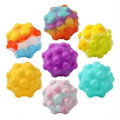 £6.99 • Buy Fidget Stress Ball Popper Toy Party Bag Filler Push Pop It Autism Anxiety SEN