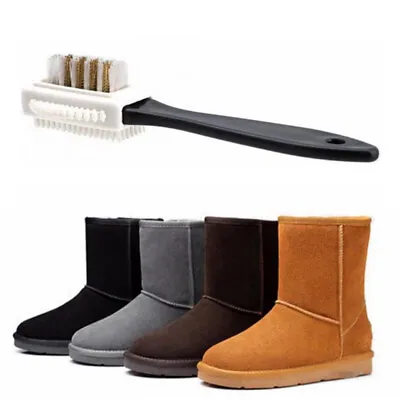 £3.07 • Buy Shoe Cleaning Brush Tool Suede Leather Nubuck Shoes Boot Cleaner Stain Dust UK