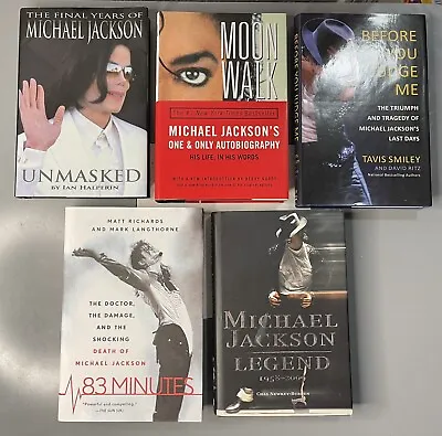 Michael Jackson Books Set Of 5 • $20