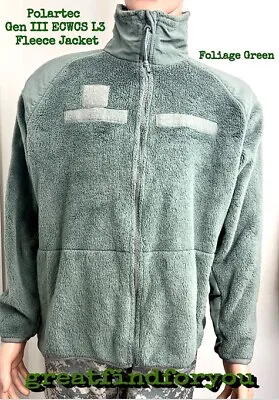 Usgi Peckham Polartec Cold Weather Fleece Jacket Foliage Green Asst Sizes. • $29.99