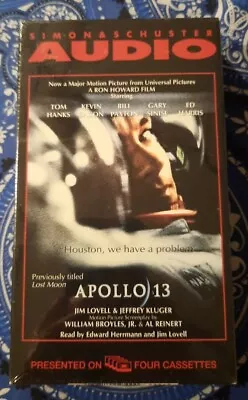 Apollo 13  Lost Moon  (Audio On 4 Cassettes 1995) Jim Lovell Edward Herrmann • $15