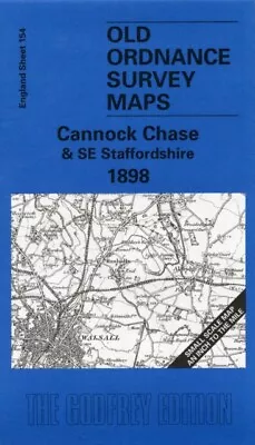 John Boynton - Cannock Chase And SE Staffordshire 1898   One Inch Map  - J245z • £5.85