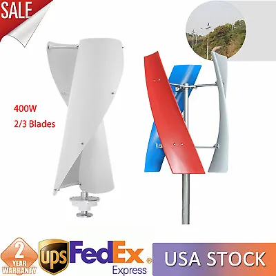 400W Wind Turbine Generator 2 Blades Charger Controller Windmill Power DC 12V • $209