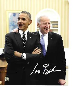 President Joe Biden SIGNED 8x10 Obama W/COA • $119.99