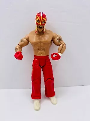 Rey Mysterio WWE Jakks Deluxe Aggression 2006 Action Figure Red Pants • $7.49