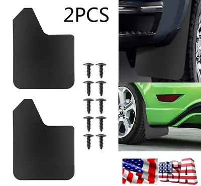 2Pcs Car Suv Mud Flaps Splash Guards Fender Mudguards Mudflaps Universal (Black) • $21.52