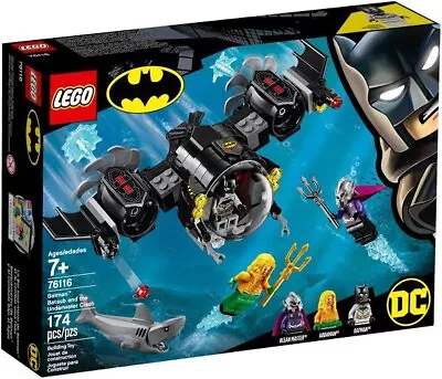 Brand New LEGO DC Comics Batman: Batsub And The Underwater Clash Set #76116 • $55