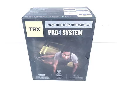 TRX Training Pro 4 Suspension System Includes Adjustable Foot Cradles Handle New • $149.99