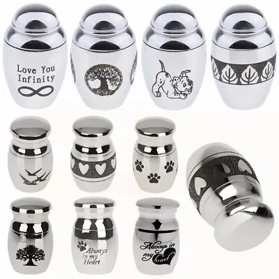 £5.93 • Buy Mini Small Pot Urn For Ashes Cremation Memorial Keepsake Ash Container Jar Gift