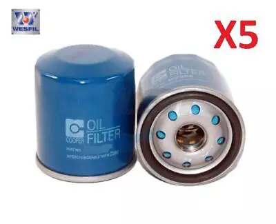 5 X Wesfil WZ386 Oil Filter For Toyota Corolla Prius Rav4 Yaris Cross Ref:Z386 • $36.30