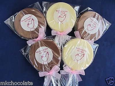 £1.60 • Buy Personalised Hen Chocolate Lollipops/favours/sweets Party Bag Fillers/gift