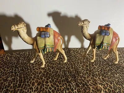 $111.50 • Buy 2 Vintage Goebel Hummel Nativity Camels  L@@k 8.5  Tall Tmk-4  1964-1972