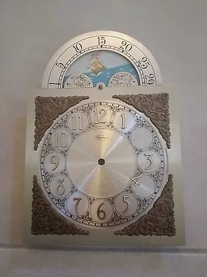 Vintage Ridgeway Urgos Grandfather Clock Face With Moon Dial • $39.99