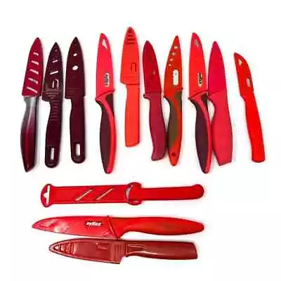 13 Pcs Zyliss Messermeister And Assorted Multicolor Knife Set With Blade Guards • $31.97