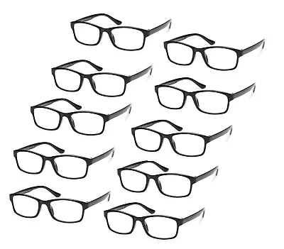 Reading Glasses 10 Packs Mens Womens +1.0 1.5 2.0 2.5 3.0 3.5 4.0 UV Reader UK • £7.99